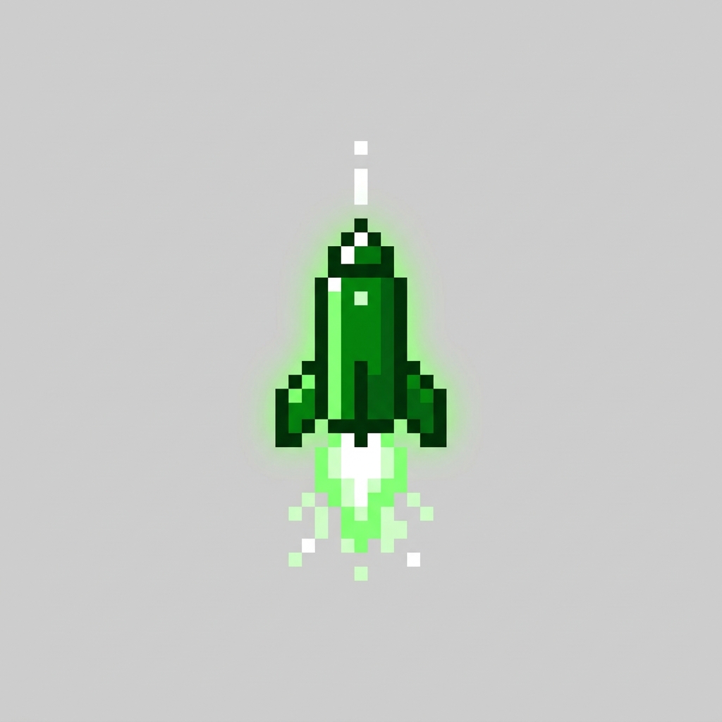 Pixel Rocket Logo